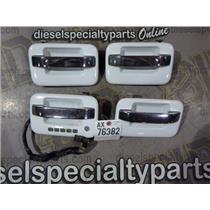 2011 2012 FORD F150 LARIAT 3.5 ECO BOOST AUTO 4X4 PAINTED DOOR HANDLES - WHITE