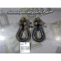 2003 2004 FORD F350 F250 XL 6.0 DIESEL ZF6 4X4 CREWCAB TOW HOOKS ( SET OF 2 )