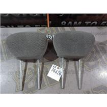 2003 2004 FORD F350 F250 XLT 6.0 EXTENDED CAB FRONT CLOTH HEADRESTS (GRAY)