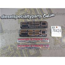2003 2004 FORD F350 F250 XLT 6.0 DIESEL AUTO 4X4 EMBLEMS F250 XLT , POWERSTROKE