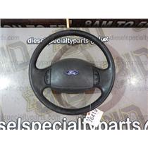 2003 2004 FORD F350 F250 XLT 6.0 DIESEL AUTO 4X4 STEERING WHEEL OEM