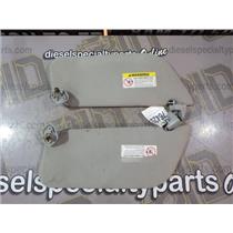 2003 2004 FORD F350 F250 XLT 6.0 DIESEL AUTO 4X4 SUN VISORS SET - GRAY COLOR