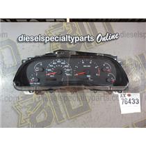 2003 2004 FORD F350 F250 XLT 6.0 DIESEL AUTO 4X4 GAUGE CLUSTER 3C3F10849DF (KMH)