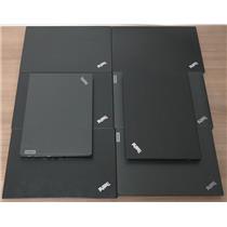 Lot 8 Lenovo Thinkpad T14S X13 T490 i5-i7 8gb RAM 256gb SSD Cracked Screen PARTS