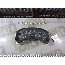 2001 2002 CHEVROLET 2500 3500 6.6 DIESEL AUTO 4X4 GAUGE CLUSTER 15065281 (KMH)