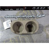 1999 2000 FORD F350 LARIAT 7.3 DIESEL AUTO 4X4 REAR SEAT CUP HOLDER ( TAN ) OEM