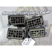 1999 2000 FORD F350 LARIAT 7.3 DIESEL AUTO 4X4 HVAC DASH VENTS - BROWN SET OF 4