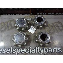 1999 2000 FORD F350 LARIAT 7.3 DIESEL AUTO 4X4 HUB CAPS ( 4 ) CHROME 6/10 OEM