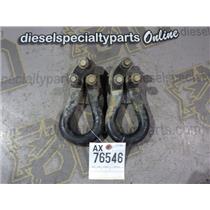2000 2001 2002 FORD F350 XLT 7.3 DIESEL AUTO 4X4 OEM FRONT FRAME TOW HOOKS SET