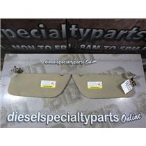 2001 2002 FORD F350 XLT 7.3 DIESEL AUTO 4X4 CREWCAB  SUNVISORS ( TAN ) SET OEM