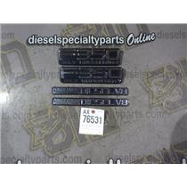 2001 2002 FORD F350 XLT 7.3 DIESEL AUTO 4X4 CREWCAB EMBLEMS ( 4 ) XLT F350 / V8