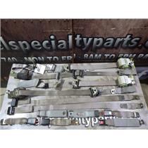 2000 2001 2002 FORD F350 XLT 7.3 DIESEL ZF6 4X4 CREWCAB OEM SEAT BELTS (GRAY)SET