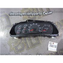 2000 2001 2002 FORD F350 XLT 7.3 DIESEL ZF6 4X4 CREWCAB GAUGE CLUSTER KMH OEM