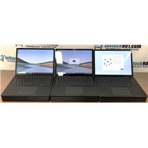 Lot 15 MIX Surface Laptop 3 4 i5-10 i7-11 8gb RAM 256GB SSD CRACKED PARTS