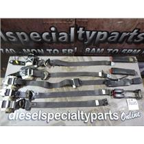 2008 2009 GMC SIERRA 3500 6.6 LMM DIESEL AUTO 4X4 CREWCAB SEAT BELTS CHARCOAL