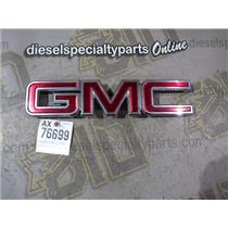 2008 2009 GMC SIERRA 3500 6.6 LMM DIESEL AUTO 4X4 GMC GRILLE EMBLEM 15256164