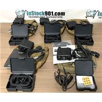 Lot of 5 Invisio X50 Kit with digital in-ear X5 headset puches manuals - AS IS !