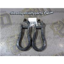 2008 2009 GMC SIERRA 3500 6.6 LMM DIESEL AUTO 4X4 TOW HOOKS ( 2 ) BLACK OEM