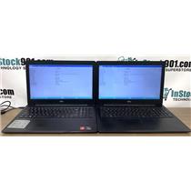 Lot 2 Dell Inspiron 3585 Ryzen 3-2200U 2.50GHz 8gb RAM 256gb SSD 15.6" FHD No OS