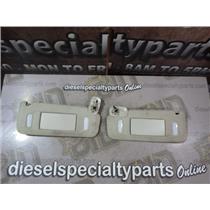 2008 2009 GMC SIERRA 3500 6.6 LMM DIESEL AUTO 4X4 INTERIOR SUNVISORS (TAN) SET