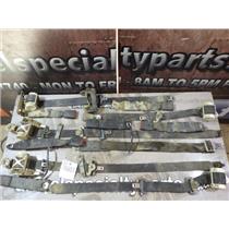 2014 2015 DODGE RAM 3500 ST 6.7 DIESEL AUTO 4X4 CREWCAB SEAT BELTS (BLACK) SET
