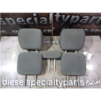2014 2015 DODGE RAM 3500 ST 6.7 DIESEL AUTO 4X4 CLOTH HEADRESTS  GRAY SET OF 5
