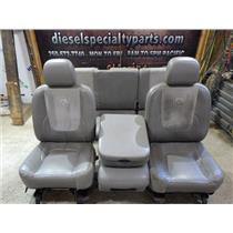 2003 - 2007 DODGE RAM 2500 3500 LARAMIE QUAD CAB LEATHER SEATS W/ CONSOLE TAUPE