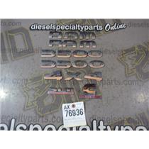 2003 2004 DODGE 3500 LARAMIE 5.9 24V DIESEL OEM EMBLEMS