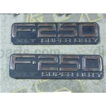 2003 2004 FORD F250 XLT SUPERDUTY 5.4 TRITON ZF6 4X4 OEM EMBLEMS - SET