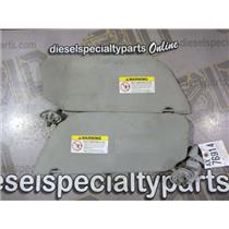 2003 2004 FORD F250 XLT 5.4 ZF6 4X4 SUN VISOR SET (2) GRAY - OEM