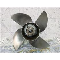 Boaters' Resale Shop of TX 2508 0201.31 FOUR BLADE SS 13RH16 PROP w 15 SPLINES
