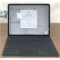 Apple iPad Pro 3rd gen A1876 64gb 12.9" w Apple Smart Keyboard Folio included!
