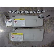 2006 2007 VOLKSWAGEN JETTA 1.9 DIESEL AUTO SUN VISORS SET - GRAY OEM