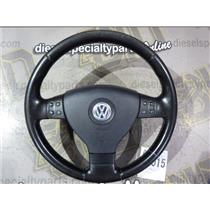 2006 2007 VOLKSWAGEN JETTA 1.9 DIESEL AUTO OEM STEER WHEEL AUDIO LEATHER
