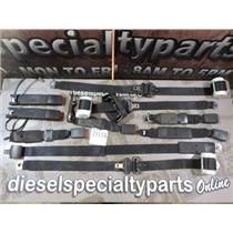 2014 2015 DODGE RAM 3500 ST 6.7 DIESEL G56 4X4 CREWCAB REAR SEAT BELTS (BLACK)