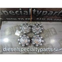 2014 2015 DODGE RAM 3500 ST 6.7 DIESEL G56 4X4 CENTER HUB CAPS (4)PLASTIC CHROME