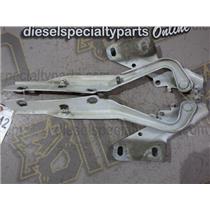 2014 DODGE RAM 3500 ST 6.7 DIESEL G56 4X4 HOOD HINGE SET - WHITE OEM