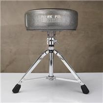 Pork Pie Silver Sparkle Black Top Double Braced Drum Throne #55901