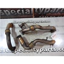 2008 2009 FORD F550 CREWCAB 6.4 DIESEL ENGINE OEM EXHAUST CROSSOVER PIPES (3)