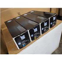 Full Set of Four Genuine HP 131A Toner Cartridges New Unused Sealed Original HP