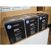 Lot of Three New HP 507X CE400X Black High Yield Toner Cartridges New Sealed