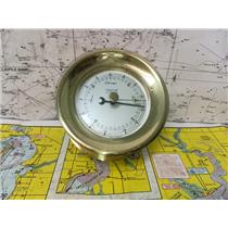 Boaters' Resale Shop of TX 2505 2511.01 WEEMS & PLATH 4.5" BRASS BAROMETER ONLY