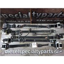 2011 2012 FORD F350 XLT 6.7 DIESEL AUTO 4X4 CREWCAB OEM SEAT BELTS (BLACK) FIVE