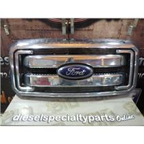 2011 2012 FORD F350 XLT 6.7 DIESEL AUTO 4X4 OEM CHROME GRILLE EMBLEM