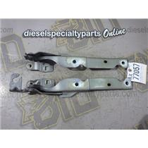 2011 2012 FORD F350 XLT 6.7 DIESEL AUTO 4X4 HOOD HINGES SET (2) GRAY OEM