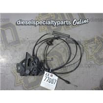 2011 2012 FORD F350 XLT 6.7 DIESEL AUTO 4X4 HOOD LATCH WITH CABLE OEM
