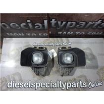 2011 2012 FORD F350 XLT 6.7 DIESEL AUTO 4X4 FOG LIGHT SET WITH BRACKETS (2) OEM