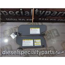2011 2012 FORD F350 XLT 6.7 DIESEL AUTO 4X4 INTERIOR SUN VISORS (GRAY) SET