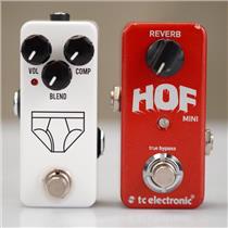 JHS Whitey Tighty Mini FET Compressor Effects Pedal w/ TC Electronic HOF #57177