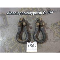 2000 2001 FORD F250 F350 7.3 DIESEL ZF6 2WD REGULAR CAB TOW HOOKS (2) BLACK OEM